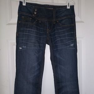 Express rerock flare jeans